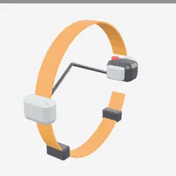 Headlamp low-poly 3D model (1,892 tris)