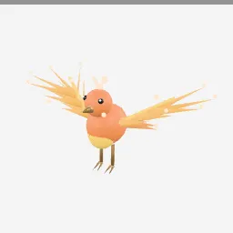Phoenix Bird low-poly 3D model (14,524 tris)