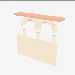 Cloister Arch low-poly 3D model (4,084 tris)