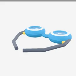 Swimming Goggles low-poly 3D model (6,228 tris)