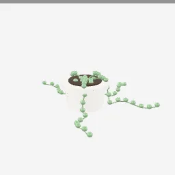 String Of Pearls low-poly 3D model (31,600 tris)