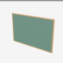 Classroom Chalkboard low-poly 3D model (1,248 tris)