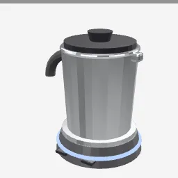 Milk Frother low-poly 3D model (3,120 tris)