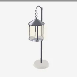 Enchanted Lantern low-poly 3D model (6,052 tris)
