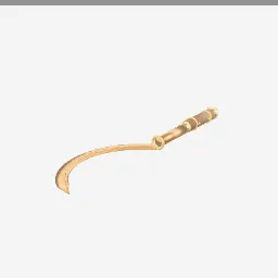 Khopesh low-poly 3D model (2,422 tris)