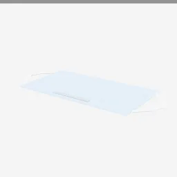 Surgical Mask low-poly 3D model (3,788 tris)