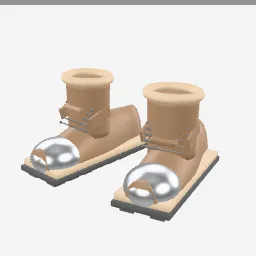 Work Boot low-poly 3D model (14,696 tris)