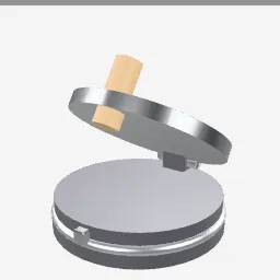 Tortilla Press low-poly 3D model (2,020 tris)