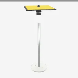 Hazard Sign low-poly 3D model (1,064 tris)