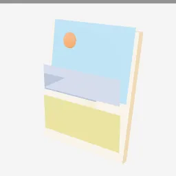 Painting Canvas low-poly 3D model (1,844 tris)