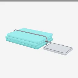 Towel low-poly 3D model (3,456 tris)
