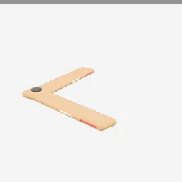 Boomerang low-poly 3D model (1,200 tris)