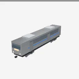 Subway Train low-poly 3D model (1,172 tris)