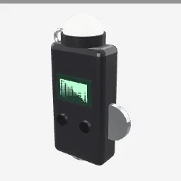 Light Meter low-poly 3D model (1,864 tris)