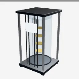 Quantum Computer low-poly 3D model (6,216 tris)