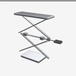 Scissor Jack low-poly 3D model (1,244 tris)