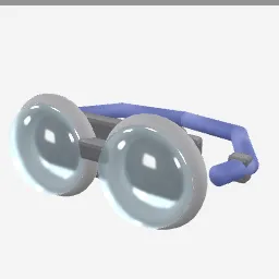 Lab Goggles low-poly 3D model (7,776 tris)