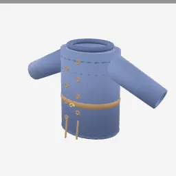 Gambeson Padded low-poly 3D model (8,404 tris)