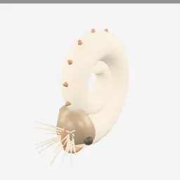 Nautilus low-poly 3D model (8,648 tris)