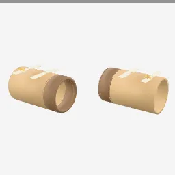Bracers Pair low-poly 3D model (4,232 tris)