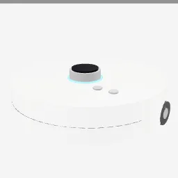 Robot Vacuum low-poly 3D model (3,216 tris)