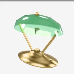 Bankers Lamp low-poly 3D model (5,872 tris)