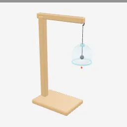 Furin Wind Bell low-poly 3D model (3,160 tris)