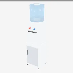 Water Cooler low-poly 3D model (1,964 tris)