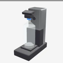 Soda Maker low-poly 3D model (1,472 tris)