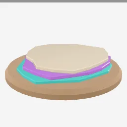 Agate Coasters low-poly 3D model (1,956 tris)