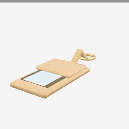 Luggage Tag low-poly 3D model (888 tris)