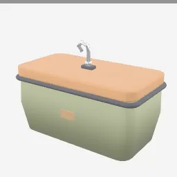 Toiletry Kit low-poly 3D model (3,232 tris)