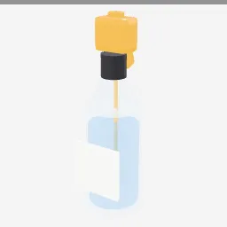 Spray Bottle low-poly 3D model (1,000 tris)